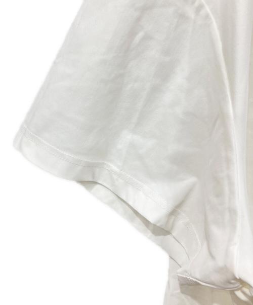 kolor/BEACON（カラービーコン）kolor/BEACON (カラービーコン) カットソー ホワイト×グリーン サイズ:Sサイズの古着・服飾アイテム