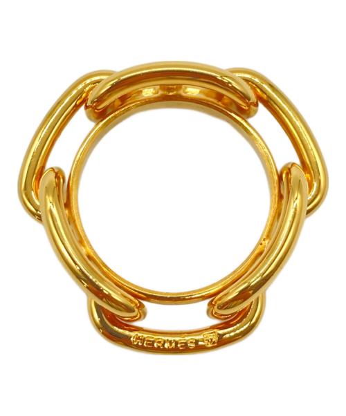 HERMES（エルメス）HERMES (エルメス) スカーフリング ゴールド(色) サイズ:-の古着・服飾アイテム