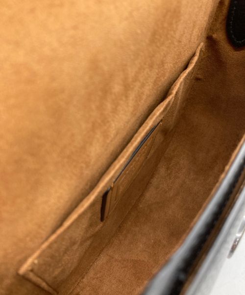 COACH（コーチ）COACH (コーチ) サドルバッグ ブラック×シルバーの古着・服飾アイテム