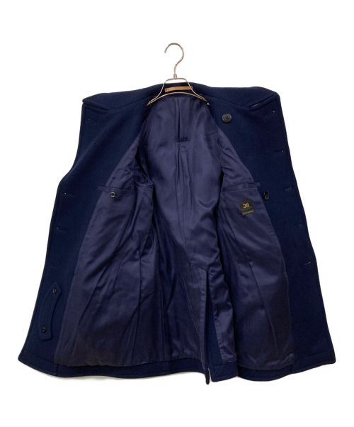 SCYEBASICS（サイベーシックス）SCYEBASICS (サイベーシックス) Pコート ネイビー サイズ:SIZE38の古着・服飾アイテム