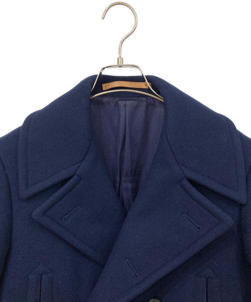 SCYEBASICS（サイベーシックス）SCYEBASICS (サイベーシックス) Pコート ネイビー サイズ:SIZE38の古着・服飾アイテム