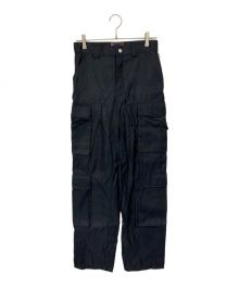 Heaven by Marc Jacobs（ヘブンバイマークジェイコブス）の古着「ナイロンカーゴパンツ」｜ブラック
