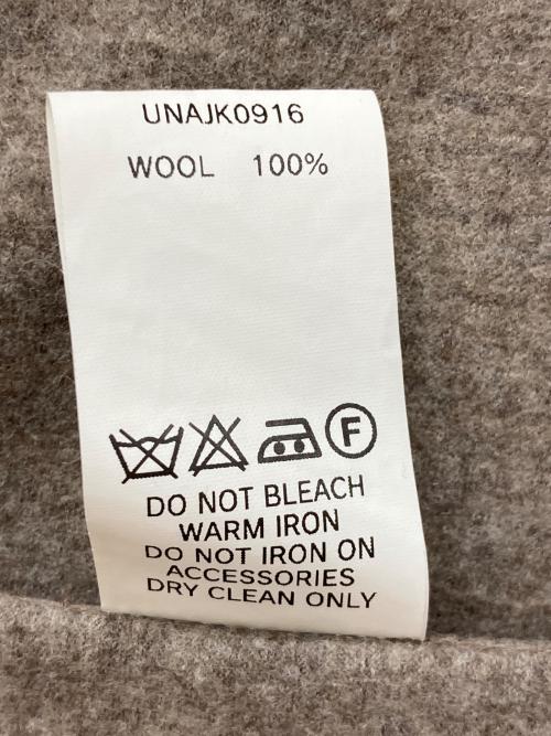 unbient（アンビエント）unbient (アンビエント) ウールシャツジャケット モカ サイズ:Mサイズの古着・服飾アイテム