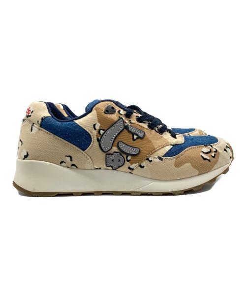via SANGACIO（ヴィア・サンガチオ）via SANGACIO (ヴィア・サンガチオ) ローカットスニーカー ベージュ×インディゴ サイズ:28cmの古着・服飾アイテム