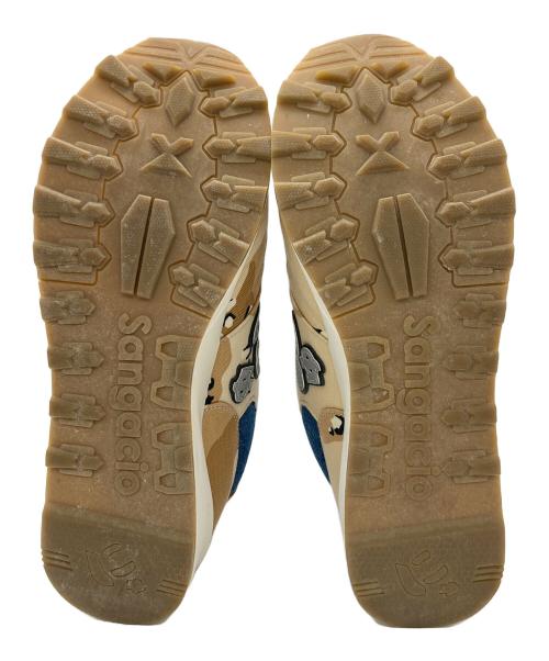 via SANGACIO（ヴィア・サンガチオ）via SANGACIO (ヴィア・サンガチオ) ローカットスニーカー ベージュ×インディゴ サイズ:28cmの古着・服飾アイテム