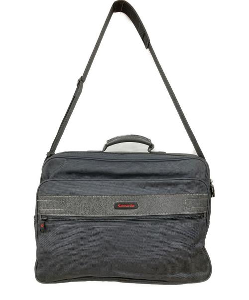 Samsonite（サムソナイト）Samsonite (サムソナイト) 2WAYショルダーバッグ グレー×ブラックの古着・服飾アイテム