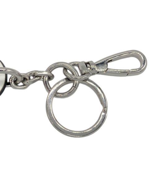 Maison Margiela（メゾンマルジェラ）Maison Margiela (メゾンマルジェラ) レザーキーホルダー ブラック×ホワイトの古着・服飾アイテム