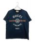 GUCCI（グッチ）の古着「ロゴカットソー」｜ネイビー×ホワイト