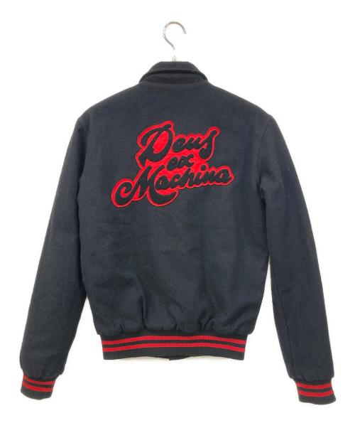 DEUS EX MACHINA（デウス エクス マキナ）DEUS EX MACHINA (デウス エクス マキナ) ボンバージャケット ブラック×レッド サイズ:SIZE Sの古着・服飾アイテム