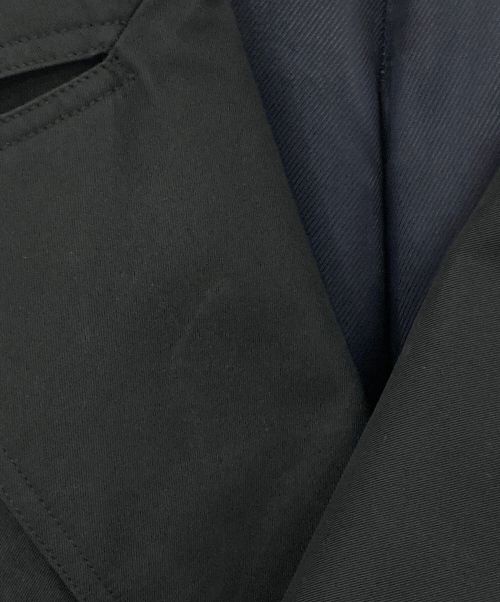 LARDINI（ラルディーニ）LARDINI (ラルディーニ) ダブルトレンチコート ブラック サイズ:Mサイズの古着・服飾アイテム