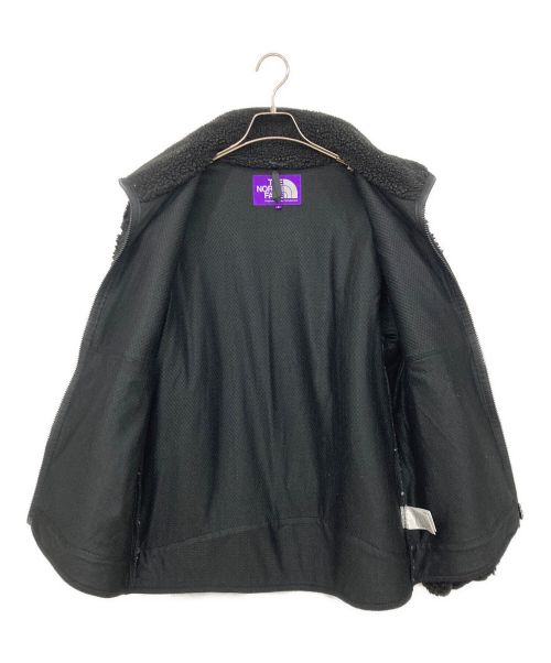 THE NORTHFACE PURPLELABEL（ザ・ノースフェイス パープルレーベル）THE NORTHFACE PURPLELABEL (ザ・ノースフェイス パープルレーベル) ウールボアフリースフィールドジャケット ブラック サイズ:Sサイズの古着・服飾アイテム