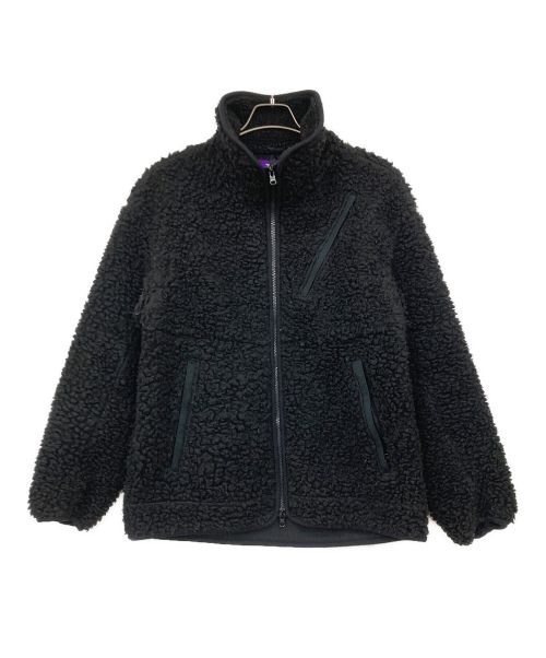 THE NORTHFACE PURPLELABEL（ザ・ノースフェイス パープルレーベル）THE NORTHFACE PURPLELABEL (ザ・ノースフェイス パープルレーベル) ウールボアフリースフィールドジャケット ブラック サイズ:Sサイズの古着・服飾アイテム
