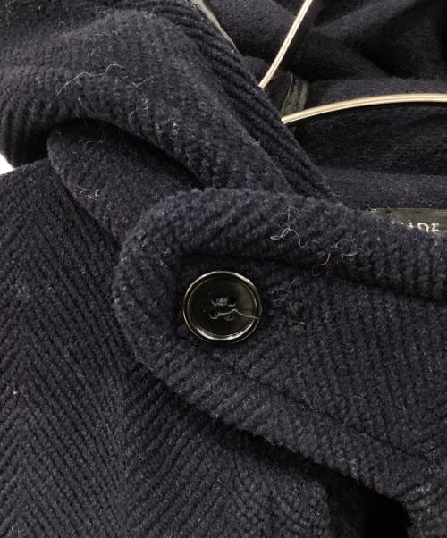 GLOVER ALL（グローバーオール）GLOVER ALL (グローバーオール) ロングダッフルコート ネイビー×ブラック サイズ:40の古着・服飾アイテム