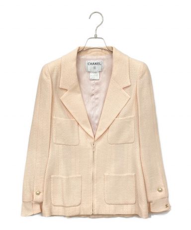 (*)様 CHANEL ジップアップジャケット 36 様 CHANEL ジップアップジャケット 36 様 CHANEL ジップアップ