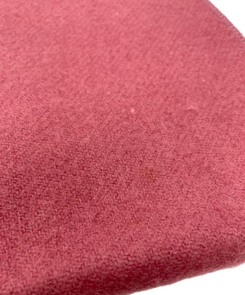 CELINE（セリーヌ）CELINE (セリーヌ) CELINE　ウールマフラー ピンクの古着・服飾アイテム