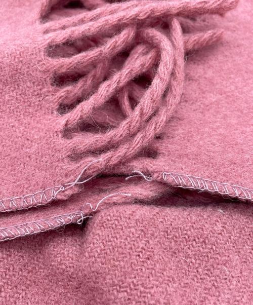 CELINE（セリーヌ）CELINE (セリーヌ) CELINE　ウールマフラー ピンクの古着・服飾アイテム