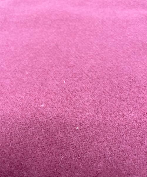 CELINE（セリーヌ）CELINE (セリーヌ) CELINE　ウールマフラー ピンクの古着・服飾アイテム