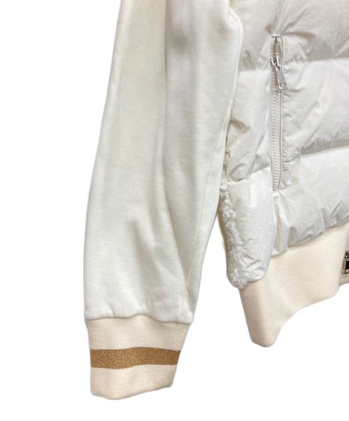 MONCLER（モンクレール）MONCLER (モンクレール) ダウンジャケット アイボリー サイズ:Sサイズの古着・服飾アイテム
