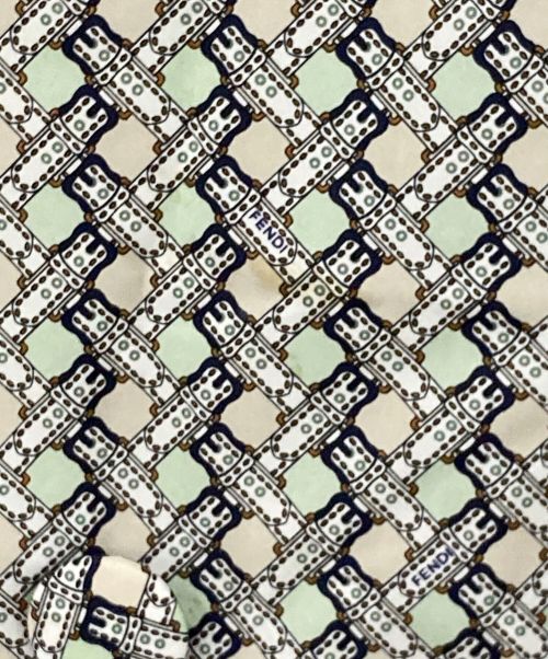 FENDI（フェンディ）FENDI (フェンディ) ナイロンコート グリーン×ベージュ サイズ:SIZE 42の古着・服飾アイテム