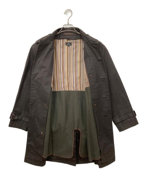 PAUL SMITH（ポールスミス）PAUL SMITH (ポールスミス) ライナー付トレンチコート ダークブラウン サイズ:Mサイズの古着・服飾アイテム