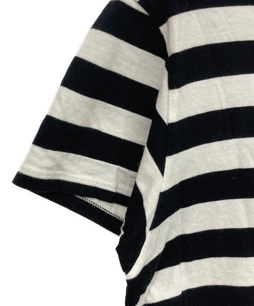 Saint Laurent Paris（サンローランパリ）Saint Laurent Paris (サンローランパリ) 半袖カットソー ブラック×ホワイト サイズ:Mサイズの古着・服飾アイテム