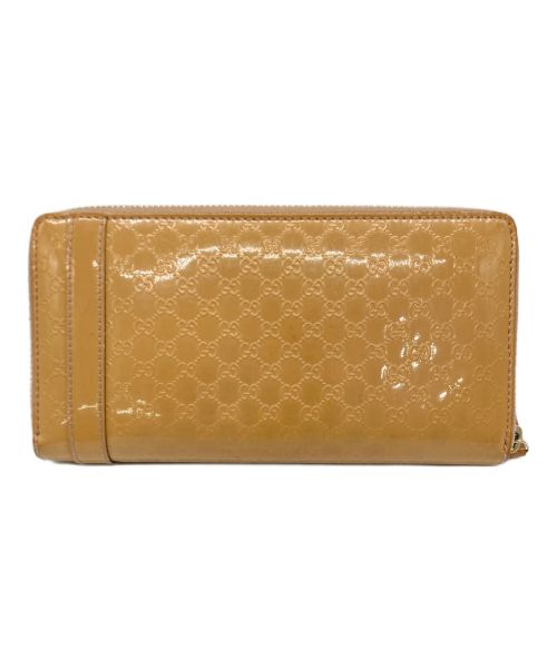 GUCCI（グッチ）GUCCI (グッチ) 長財布 ベージュ×ピンクの古着・服飾アイテム