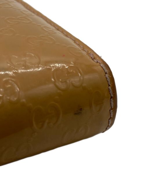 GUCCI（グッチ）GUCCI (グッチ) 長財布 ベージュ×ピンクの古着・服飾アイテム