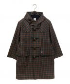 ORCIVALオーシバル）の古着「ダッフルコート」｜グリーン×オレンジ