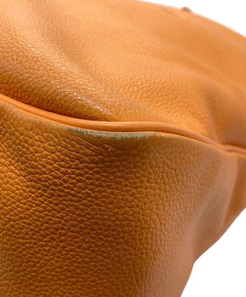 LONGCHAMP（ロンシャン）LONGCHAMP (ロンシャン) レザートートバッグ オレンジの古着・服飾アイテム