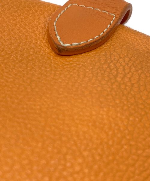 LONGCHAMP（ロンシャン）LONGCHAMP (ロンシャン) レザートートバッグ オレンジの古着・服飾アイテム