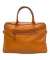LONGCHAMP（ロンシャン）の古着「レザートートバッグ」｜オレンジ