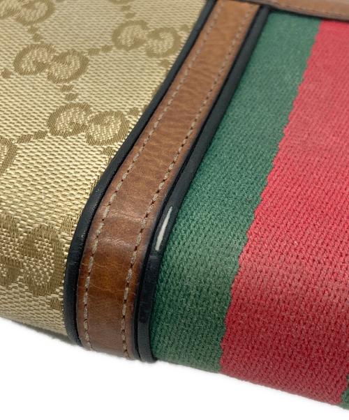 GUCCI（グッチ）GUCCI (グッチ) 長財布 ベージュ×ブラウンの古着・服飾アイテム