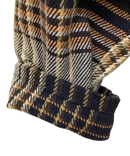 big mac（ビッグマック）big mac (ビッグマック) ロングコート ブラウン×ブラック サイズ:SIZE Freeの古着・服飾アイテム