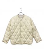 ORCIVALオーシバル）の古着「キルティングジャケット」｜アイボリー