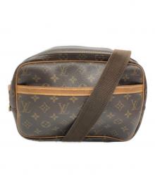 LOUIS VUITTON（ルイ ヴィトン）の古着「モノグラム リポーターPM」｜ブラウン