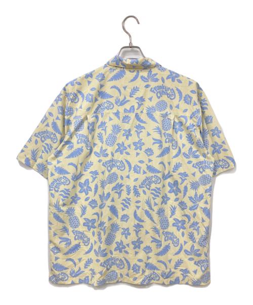 franklin climbing（フランクリンクライミング）franklin climbing (フランクリンクライミング) アロハシャツ イエロー×ブルー サイズ:8の古着・服飾アイテム