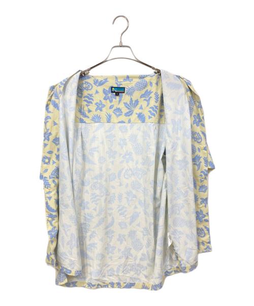 franklin climbing（フランクリンクライミング）franklin climbing (フランクリンクライミング) アロハシャツ イエロー×ブルー サイズ:8の古着・服飾アイテム