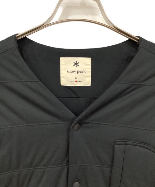 Snow peak（スノーピーク）Snow peak (スノーピーク) 中綿ジャケット ブラック サイズ:Mサイズの古着・服飾アイテム