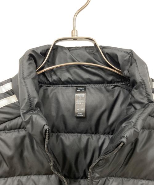 adidas（アディダス）adidas (アディダス) ダウンジャケット ホワイト×ブラック サイズ:Lサイズの古着・服飾アイテム