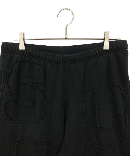 SUPREME（シュプリーム）SUPREME (シュプリーム) Cutout Letters Sweat Pant ブラック サイズ:Mの古着・服飾アイテム