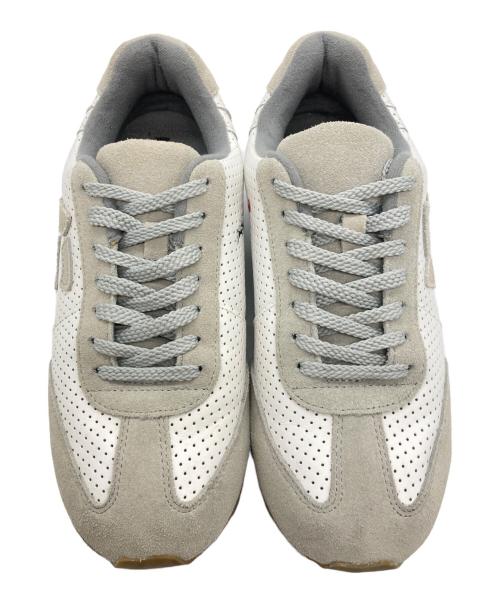 via SANGACIO（ヴィア・サンガチオ）via SANGACIO (ヴィア・サンガチオ) にゅ～ず (ニューズ) スニーカー ホワイト×グレー サイズ:26の古着・服飾アイテム