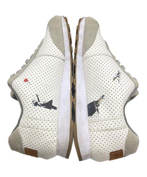 via SANGACIO（ヴィア・サンガチオ）via SANGACIO (ヴィア・サンガチオ) にゅ～ず (ニューズ) スニーカー ホワイト×グレー サイズ:26の古着・服飾アイテム