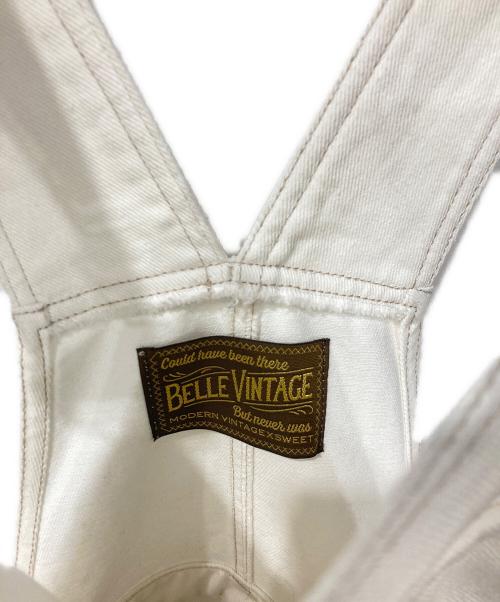 Belle vintage（ベル ヴィンテージ）Belle vintage (ベル ヴィンテージ) ボリュームチュール×オーガンジーデニムサロペット ホワイト サイズ:FREEの古着・服飾アイテム