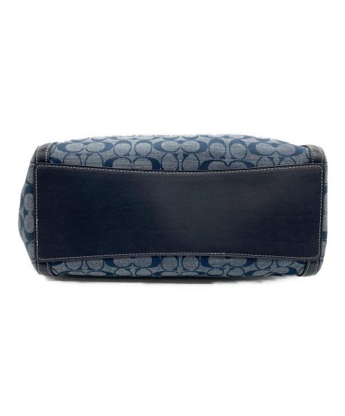 COACH（コーチ）COACH (コーチ) ショルダーバッグ ブルー×ネイビーの古着・服飾アイテム