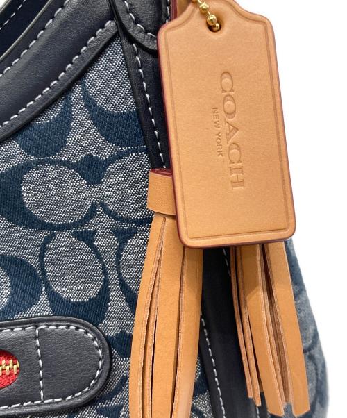 COACH（コーチ）COACH (コーチ) ショルダーバッグ ブルー×ネイビーの古着・服飾アイテム