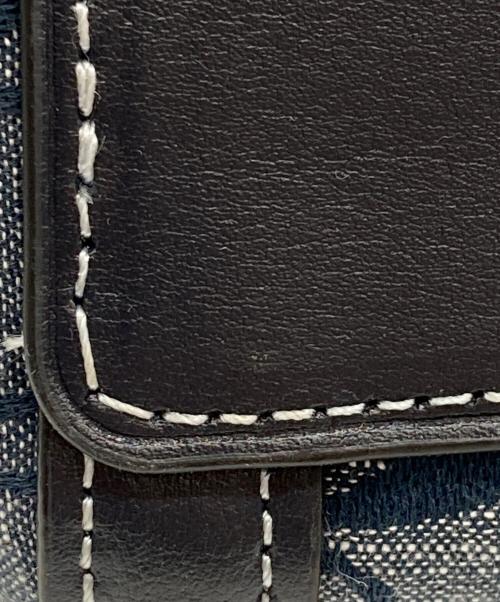 COACH（コーチ）COACH (コーチ) ショルダーバッグ ブルー×ネイビーの古着・服飾アイテム