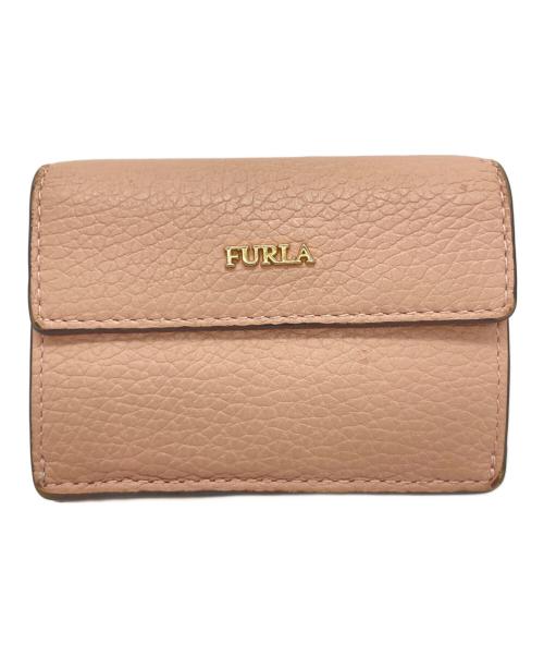 FURLA（フルラ）FURLA (フルラ) 3つ折り財布 ピンクの古着・服飾アイテム