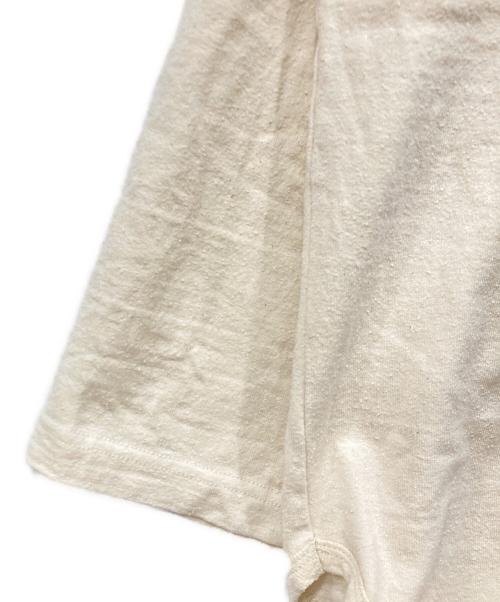 BLURHMS（ブラームス）BLURHMS (ブラームス) C/Silk Nep Baseball Raglan Tee アイボリー サイズ:SIZE 3の古着・服飾アイテム