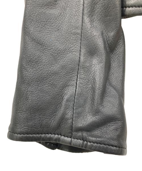 allureville（アルアバイル）allureville (アルアバイル) ラムレザーライダースジャケット ブラック サイズ:SIZE 2の古着・服飾アイテム
