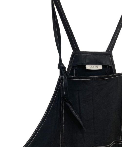 LAATO（ラート）LAATO (ラート) キャミソールワンピース ブラック×ホワイト サイズ:size Freeの古着・服飾アイテム